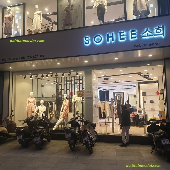 Thiết Kế Thi Công Nội Thất Showroom Sohee