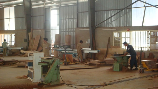 Xưởng thi công gỗ tự nhiên