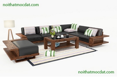 ghế sofa gỗ tự nhiên MS 02