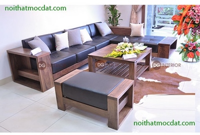 Sofa gỗ phòng khách ms 06