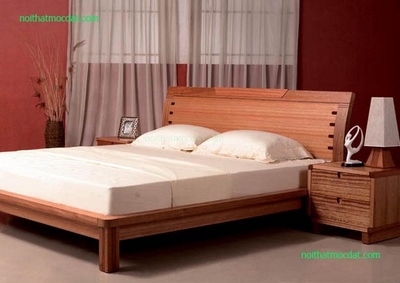 Giường ngủ gỗ công nghiệp ms 04