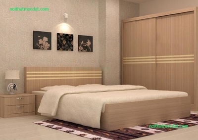 Giường ngủ gỗ công nghiệp ms 06