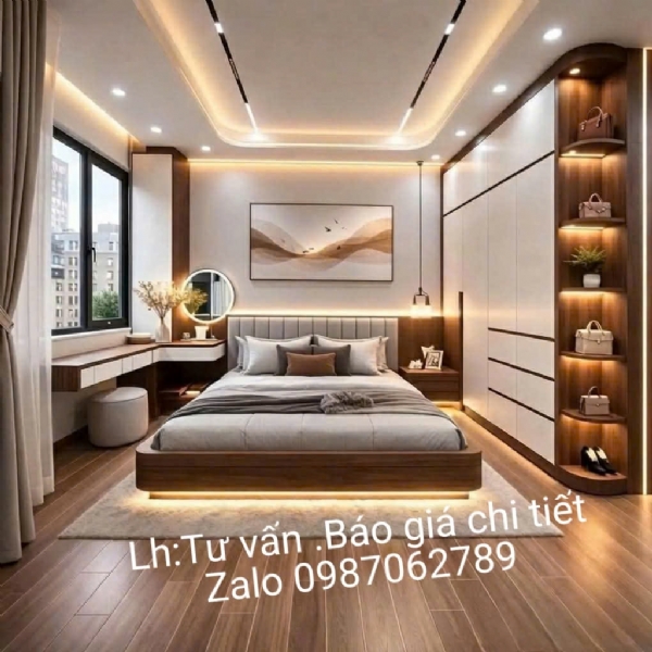 Báo giá thi công nội thất gỗ 